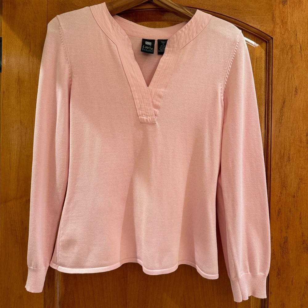 Pink Long Sleeve Top